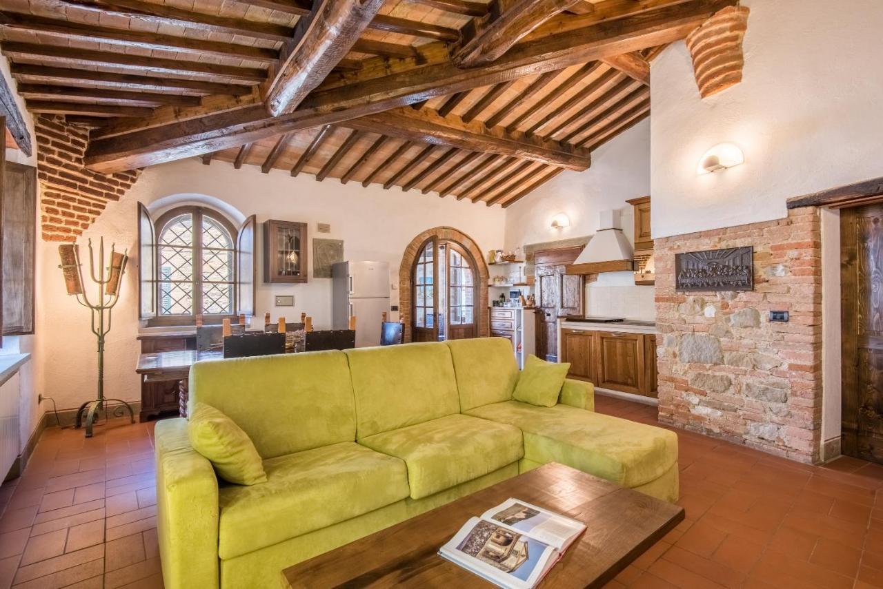 Appartamento Casale Rosennano - Loggia Esterno foto